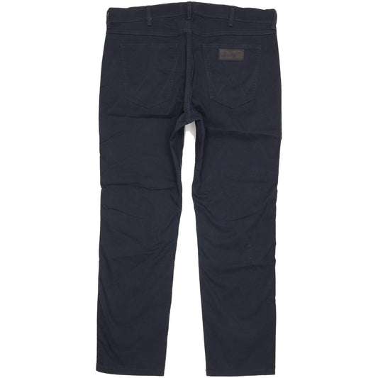 Wrangler Greensboro Men Navy Straight Regular Stretch Jeans W38 L31