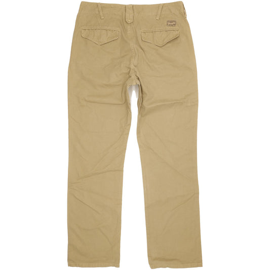 Wrangler Men Beige Straight Regular Jeans W33 L32