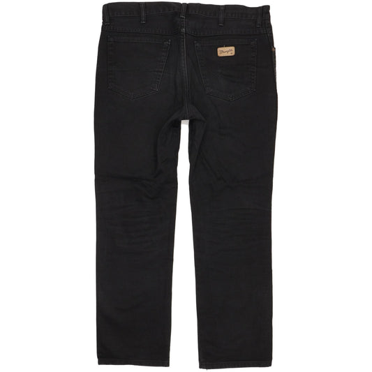 Wrangler Texas Men Black Straight Regular Jeans W36 L30