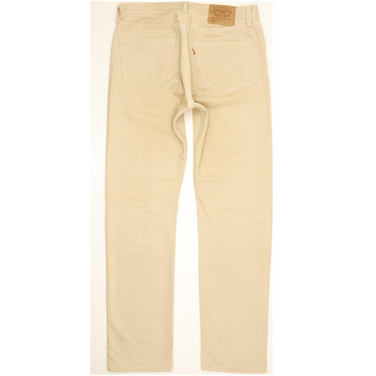 Levi's 501 Made in USA Men Beige Straight Regular Jeans W33 L34