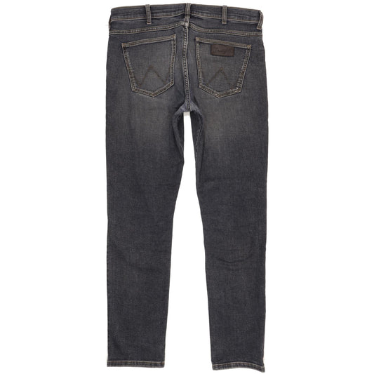 Wrangler Larston Men Blue Tapered Slim Stretch Jeans W34 L34