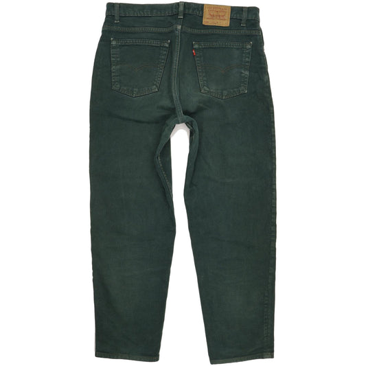 Levi's 550 Made in USA Men Green Tapered Relaxed Jeans W36 L30