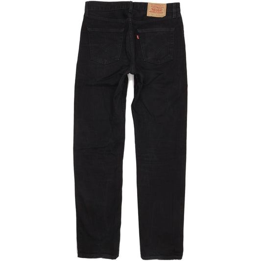Levi's 521 Men Black Straight Regular Jeans W33 L34