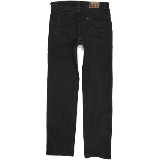 Lee Brooklyn Men Black Straight Regular Stretch Jeans W33 L34