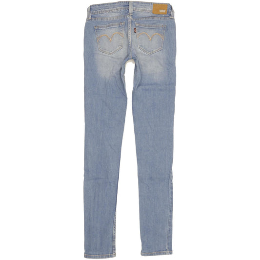 Levi's Demi Curve Women Blue Skinny Slim Stretch Jeans W26 L34