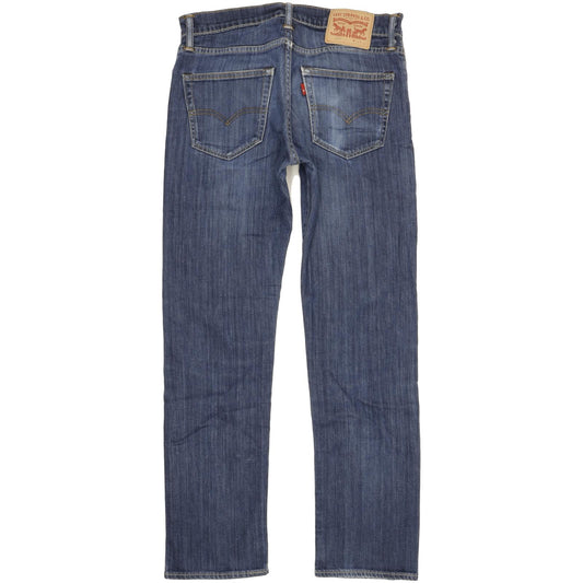 Levi's 504 Men Blue Straight Regular Stretch Jeans W32 L31
