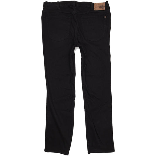 Mustang Tramper Men Black Straight Slim Stretch Jeans W40 L34