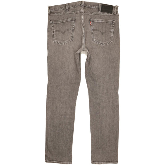 Levi's 511 Men Grey Straight Slim Stretch Jeans W38 L34