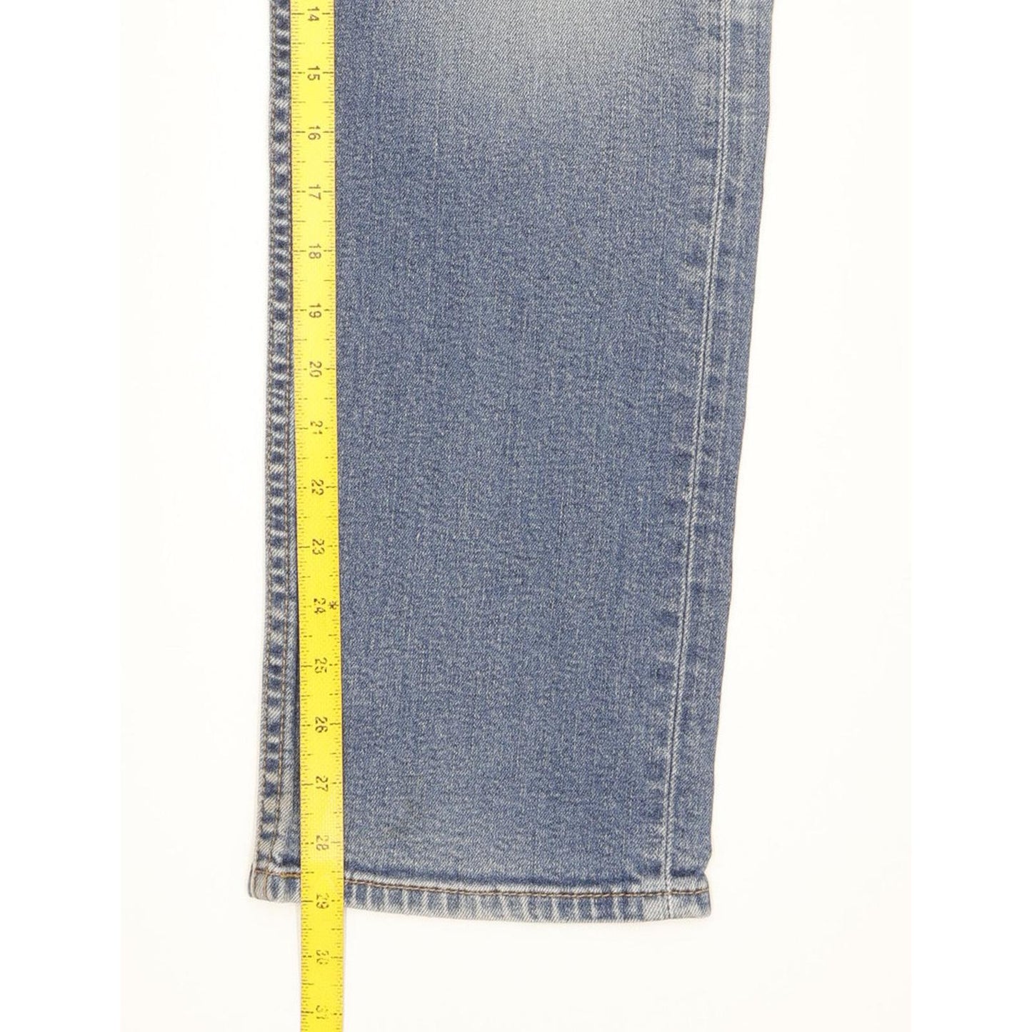 Levi's 513 Men Blue Straight Slim Stretch Jeans W36 L29
