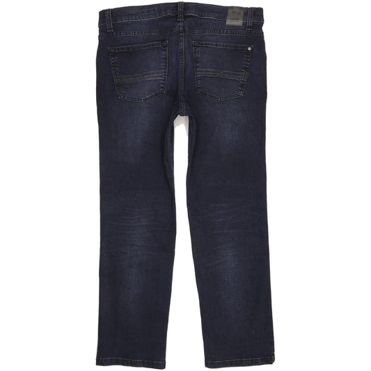 Pioneer Rando Men Navy Straight Regular Stretch Jeans W36 L29