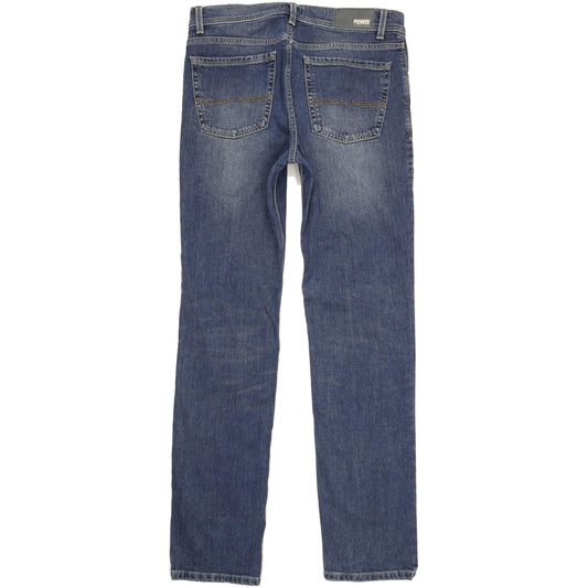 Pioneer Rando Men Blue Straight Regular Stretch Jeans W34 L34