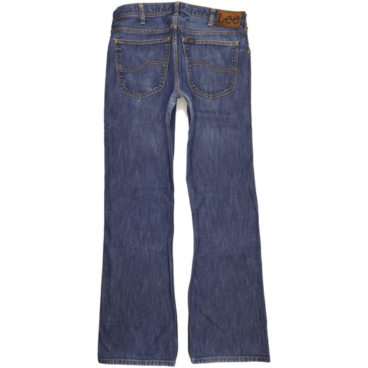 Lee Denver Men Blue Bootcut Regular Jeans W33 L33