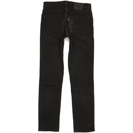 Levi's 511 Men Black Straight Slim Stretch Jeans W30 L31