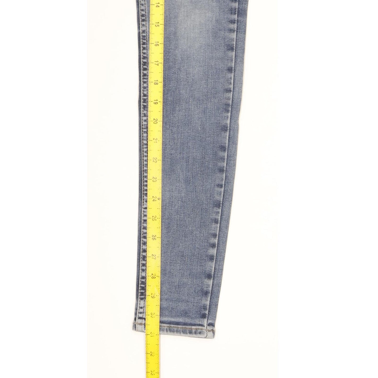 Levi's 710 Super Women Blue Skinny Slim Stretch Jeans W26 L31