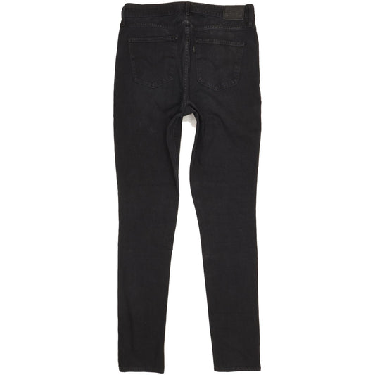 Levi's 721 Black Skinny Slim Jeans High Waisted W31 L32