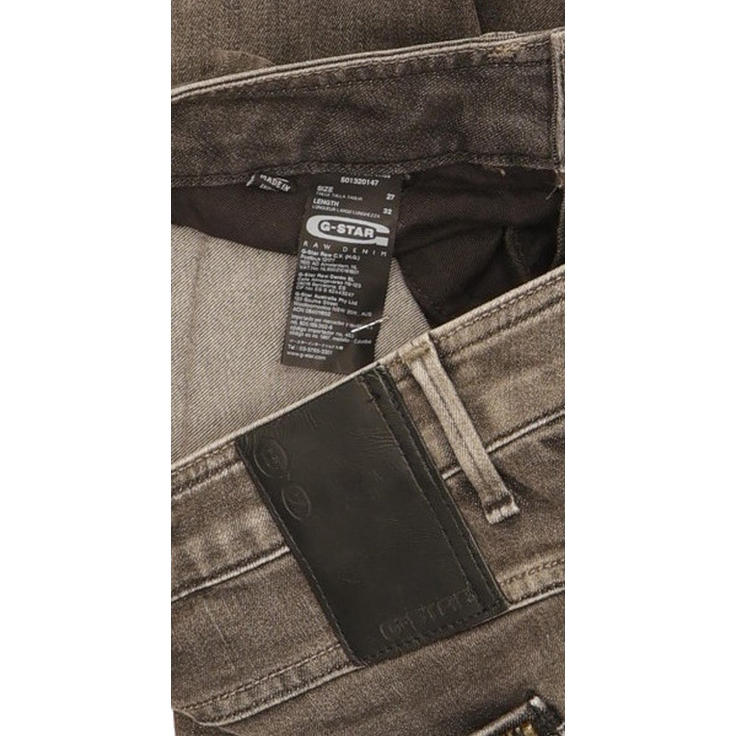 G-Star Midge Rover Women Grey Skinny Slim Stretch Jeans W27 L32