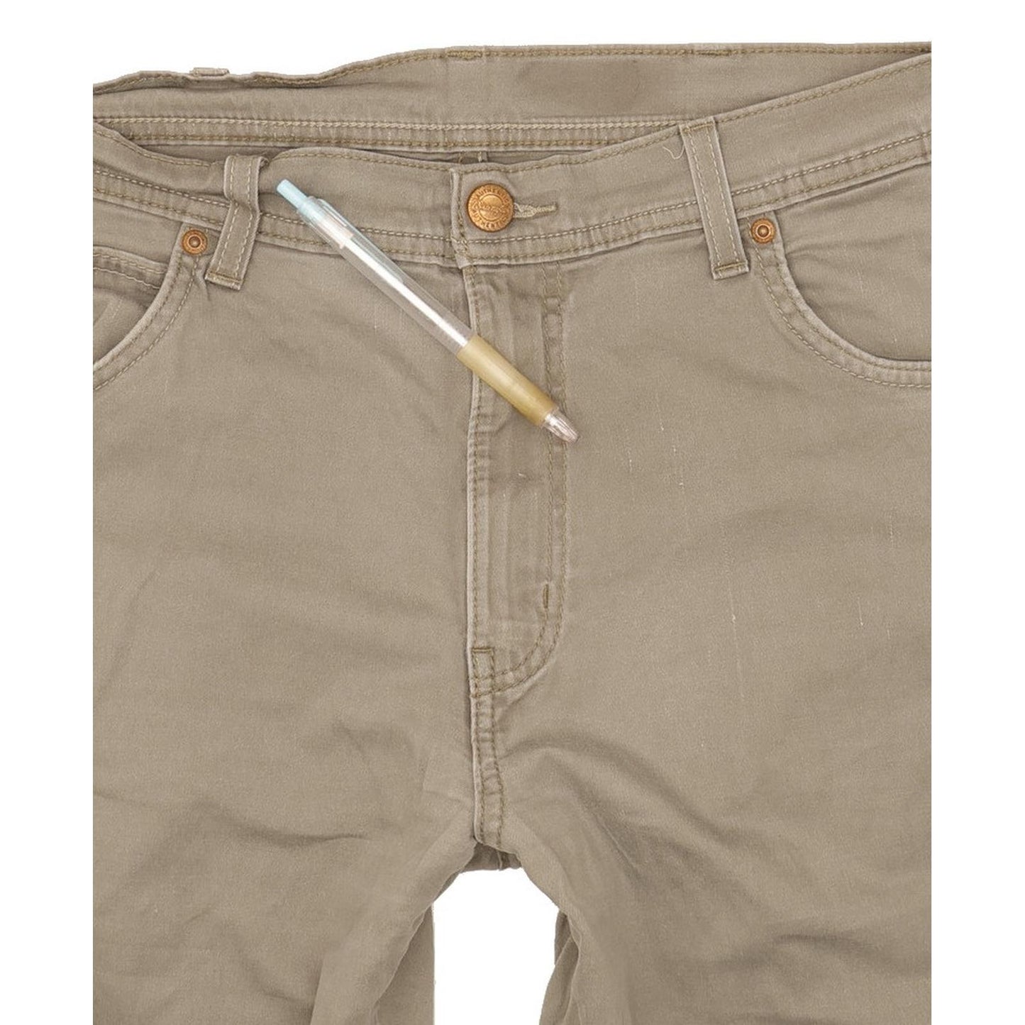 Wrangler Texas Men Grey Straight Regular Stretch Jeans W34 L34