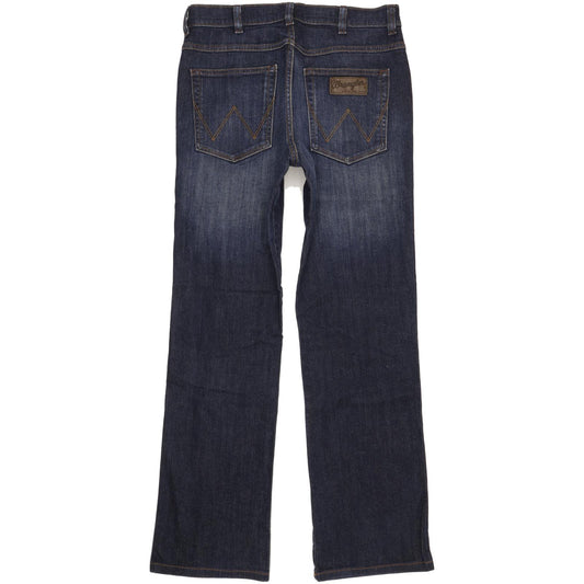 Wrangler Pittsboro Men Blue Straight Regular Stretch Jeans W32 L32