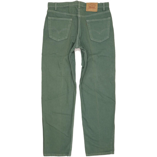 Levi's 550 Made in USA Men Green Tapered Relaxed Jeans W36 L32