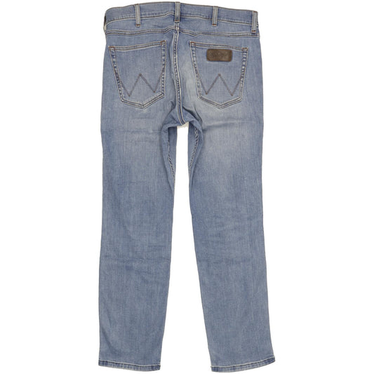 Wrangler Greensboro Men Blue Straight Regular Jeans W33 L30