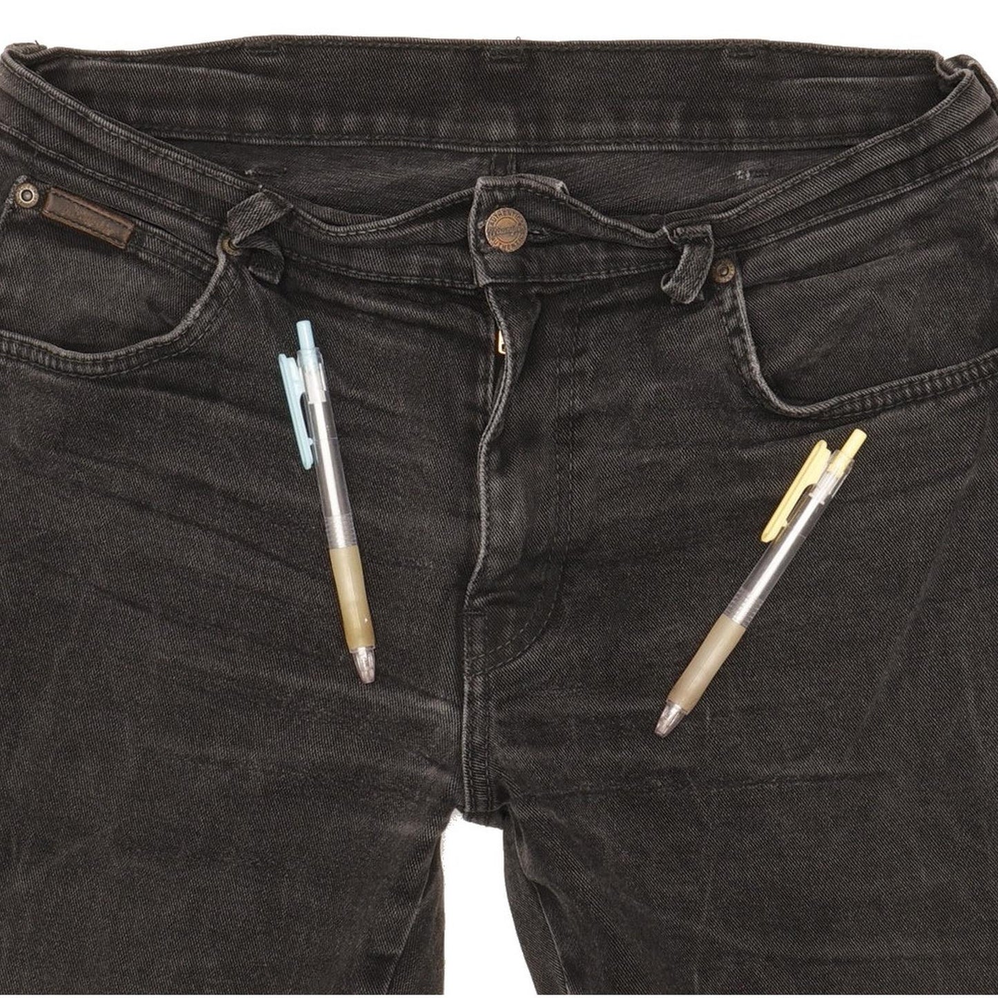 Wrangler Texas Men Black Straight Regular Stretch Jeans W33 L30