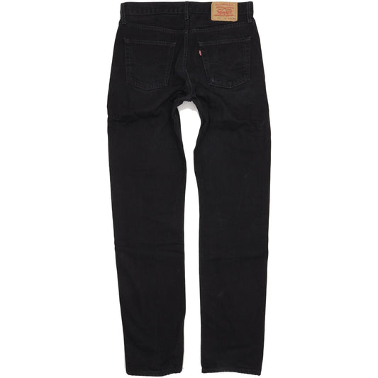 Levi's 521 Men Black Straight Regular Jeans W33 L35
