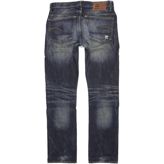 G-Star 3301 Men Blue Straight Regular Jeans W36 L36