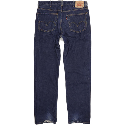 Levi's 505 Men Blue Straight Regular Jeans W38 L34