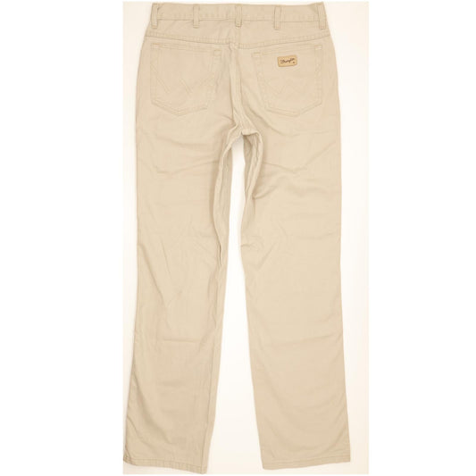 Wrangler Comfort Men Beige Straight Regular Jeans W34 L34