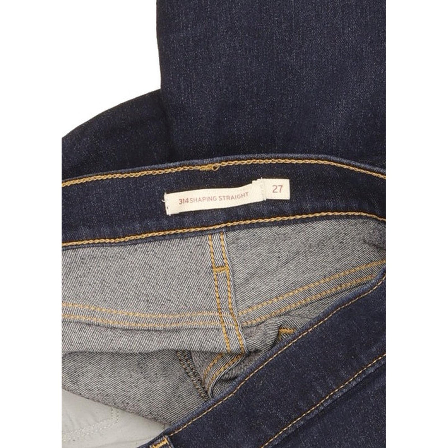 Levi's 314 Shaping Women Blue Straight Slim Stretch Jeans W27 L29