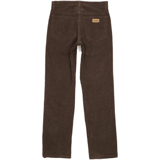 Wrangler Texas Men Brown Straight Regular Stretch Jeans W30 L31