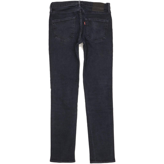 Levi's 511 Men Navy Straight Regular Stretch Jeans W32 L34