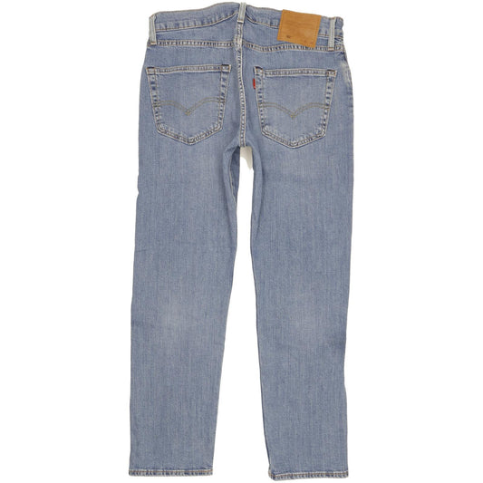 Levi's 502 Men Blue Tapered Regular Stretch Jeans W32 L29