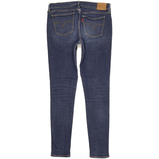 Levi's 710 Super Women Blue Skinny Slim Stretch Jeans W31 L31