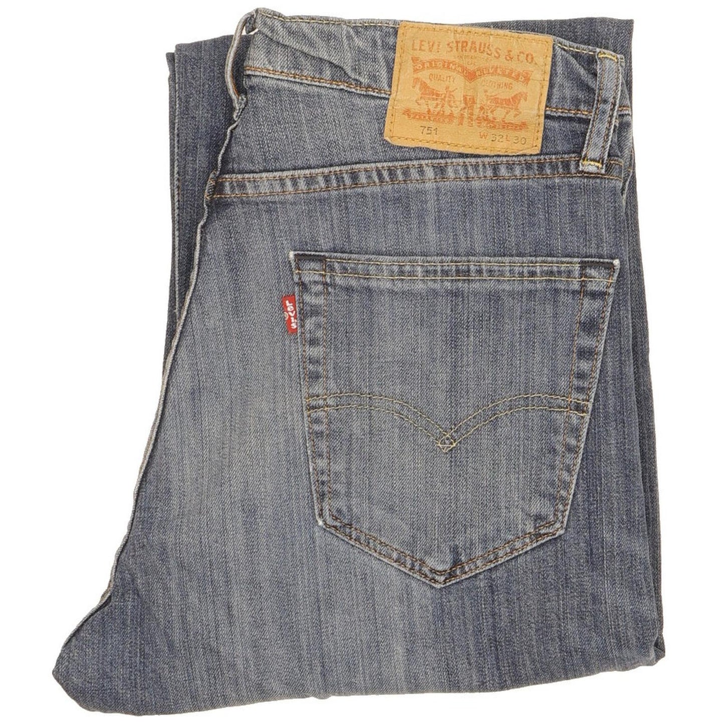 Levi's 751 Men Blue Straight Regular Jeans W32 L30