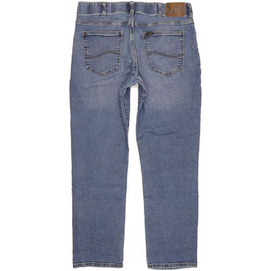 Lee Men Blue Tapered Regular Jeans W34 L30