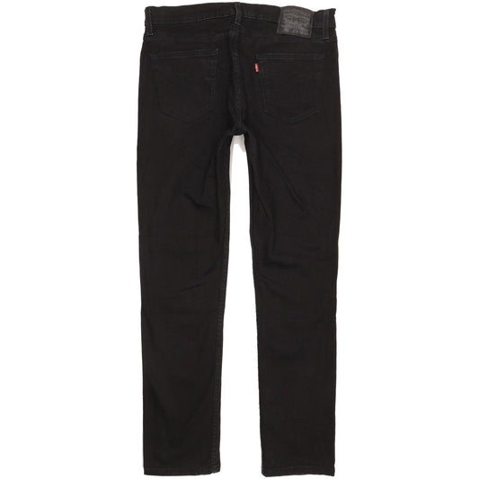 Levi's 511 Men Black Straight Slim Stretch Jeans W34 L32