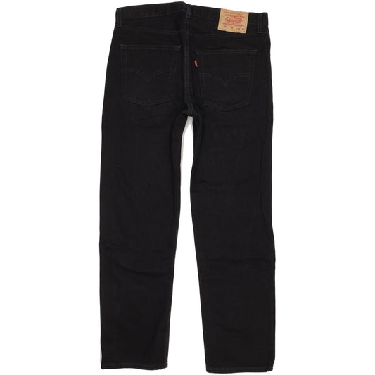 Levi's 521 Men Black Straight Regular Jeans W36 L30
