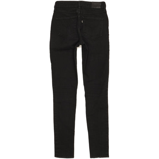 Levi's Women Black Skinny Slim Stretch Jeans W26 L30