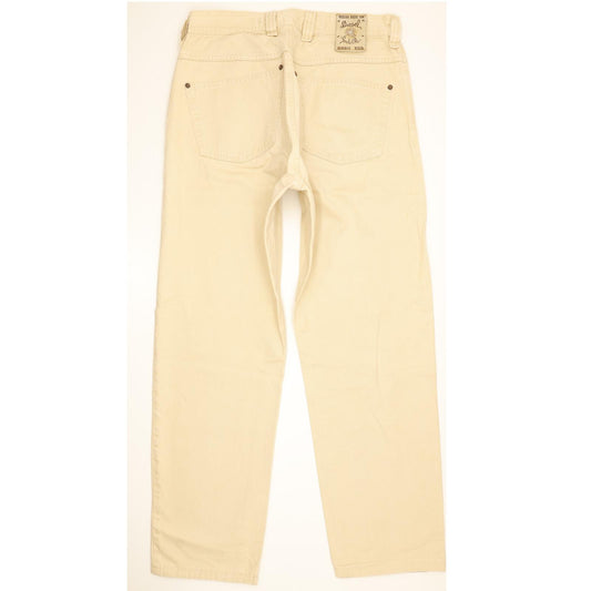 Diesel Saddle Baggy Men Beige Tapered Relaxed Jeans W33 L32