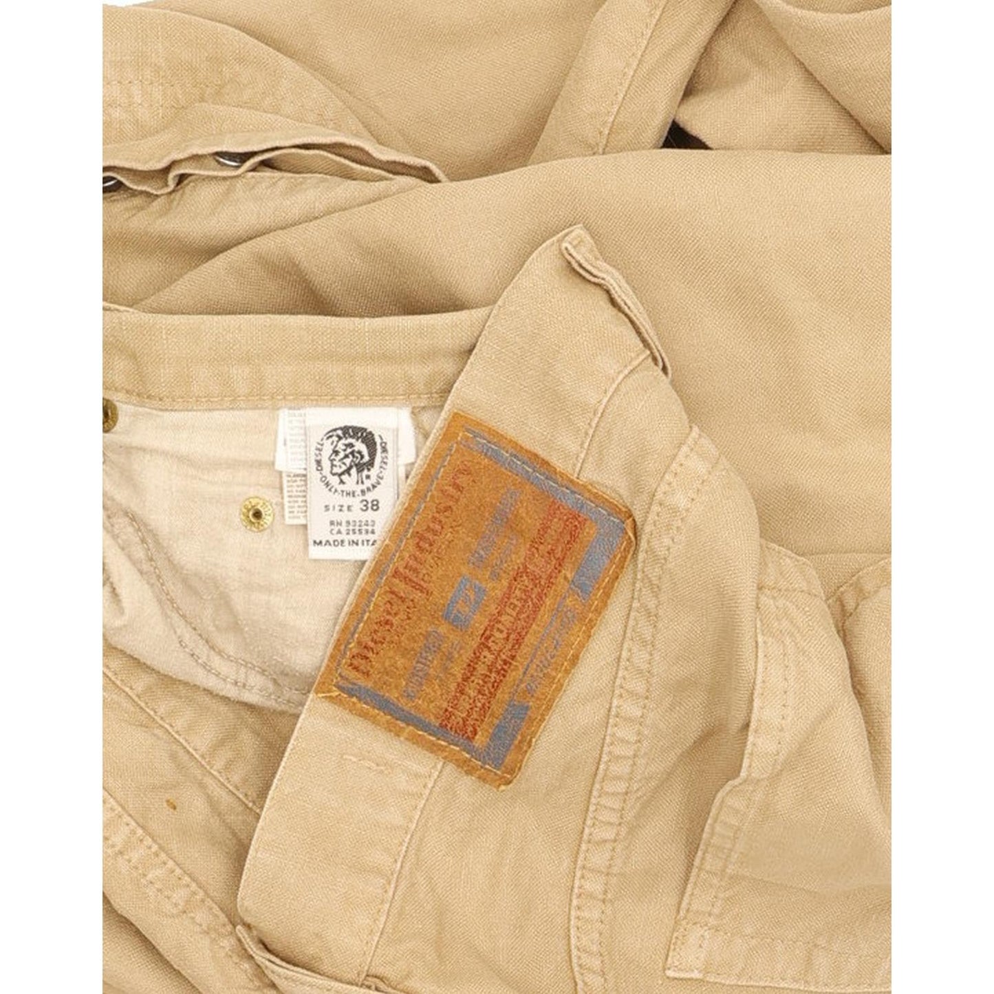 Diesel Cheyenne Men Beige Straight Regular Jeans W38 L33