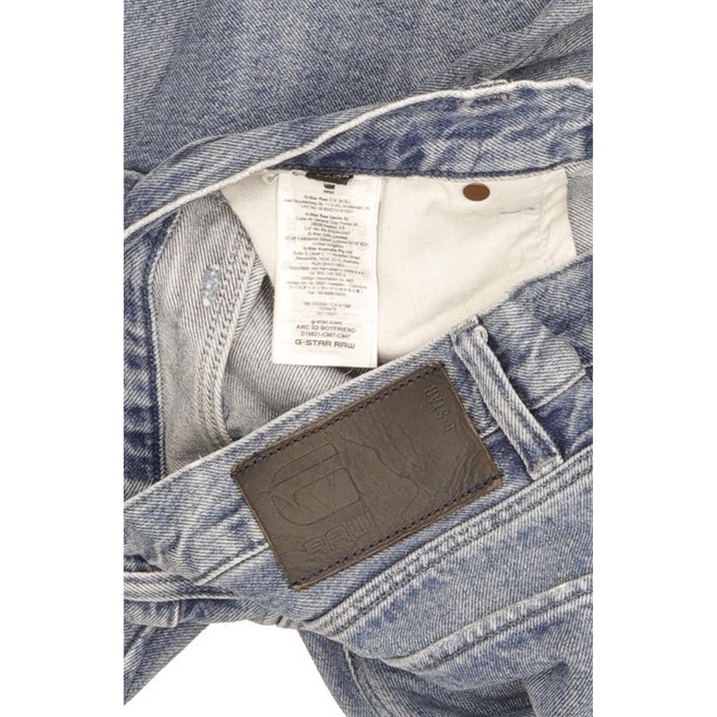 G-Star Arc 3D Blue Tapered Loose Boyfriend Jeans W27 L30