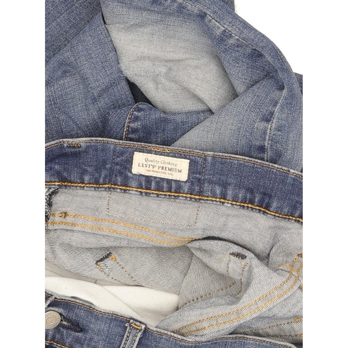 Levi's 512 Men Blue Tapered Slim Stretch Jeans W33 L32