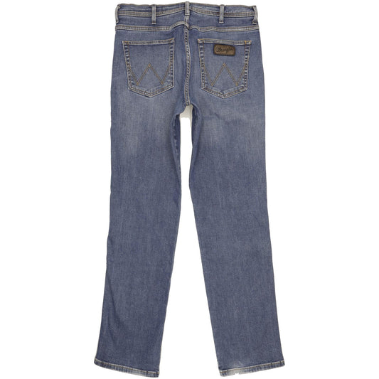 Wrangler Arizona Men Blue Straight Regular Stretch Jeans W34 L34