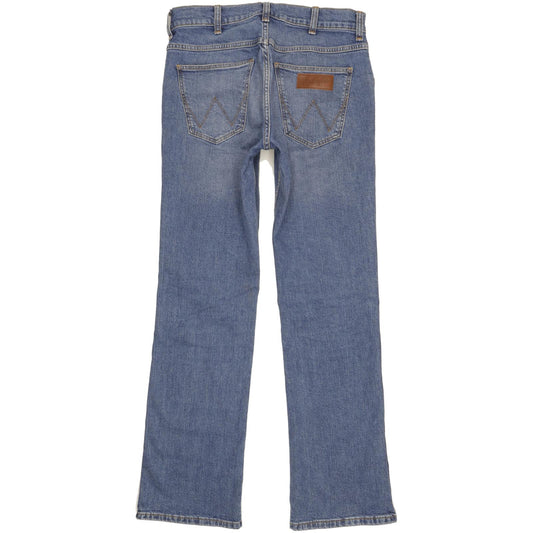 Wrangler Men Blue Bootcut Regular Stretch Jeans W30 L31