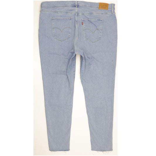 Levi's 721 Blue Skinny Slim Stretch Jeans High Waisted W40 L29