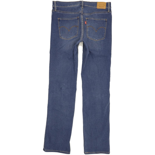 Levi's 314 Shaping Women Blue Straight Slim Jeans W30 L31