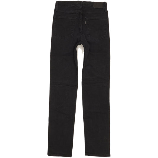 Levi's 724 Women Black Straight Slim Stretch Jeans W26 L29