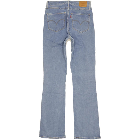 Levi's 725 Blue Bootcut Slim Stretch Jeans High Waisted W30 L34