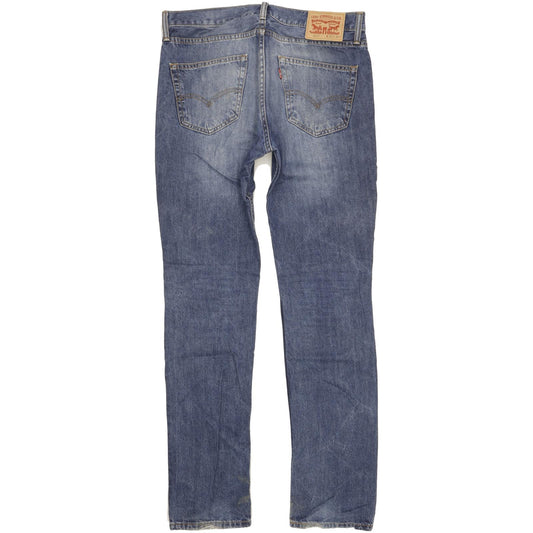 Levi's 511 Men Blue Straight Slim Jeans W33 L34
